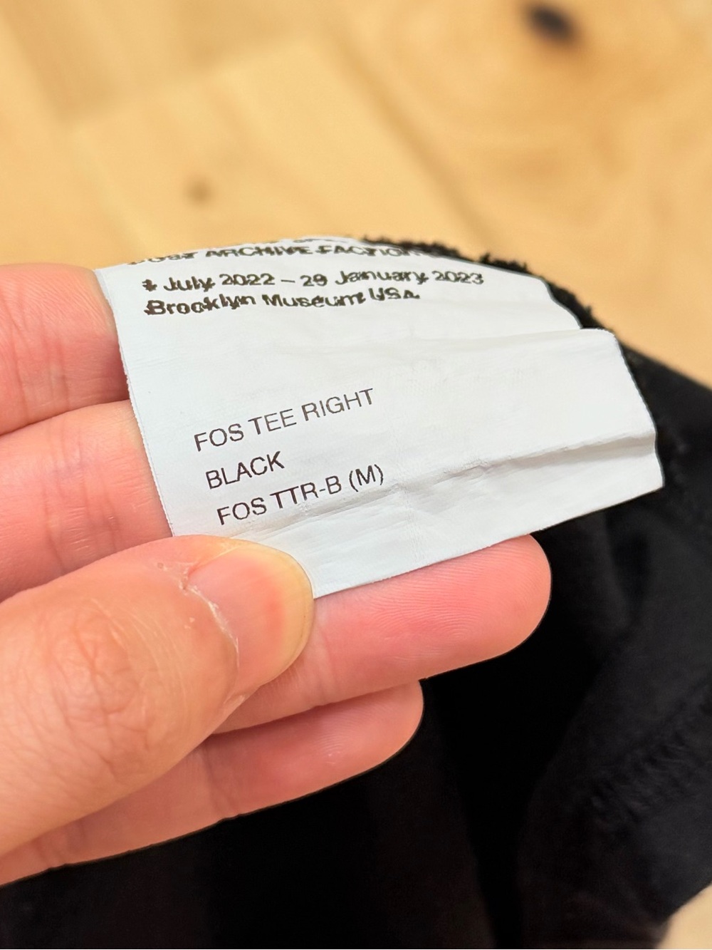 Virgil Abloh Men’s Figures of Speech POST ARCHIVE FACTION Tee Shirt - Picture 5 of 5
